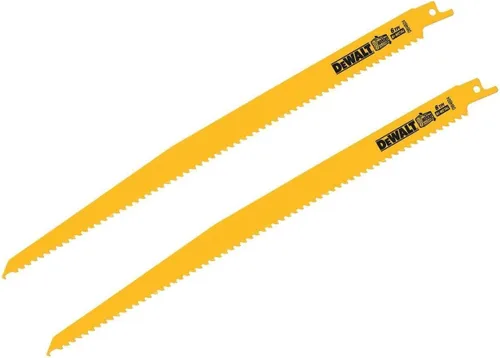 Vista 10 de DEWALT Hojas de sierra recíproca, parte trasera cónica, 6 pulgadas, 3 TPI, paquete de 5 (DW4801)