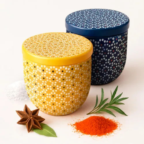Vista 11 de SAL MARINA - Recipiente de cerámica de 12 onzas, para sal o especias, decoración de cocina, tarros de cerámica hechos a mano con tapas de sellado