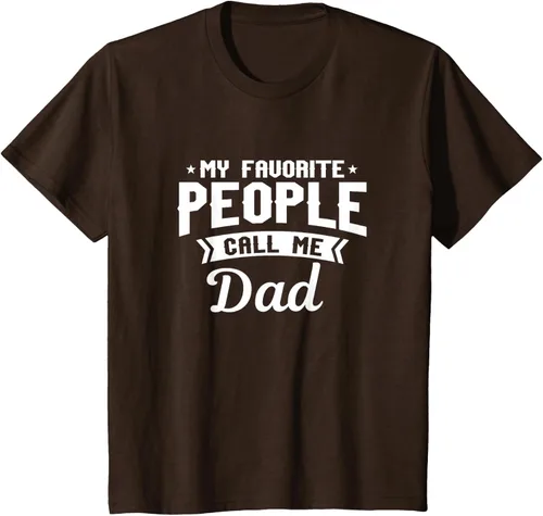 Vista 43 de My Favorite People Call Me Dad - Camiseta divertida, Negro, S