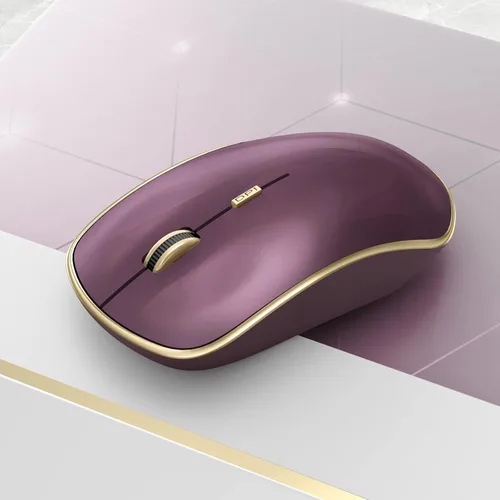 Vista 7 de J JOYACCESS Mouse inalámbrico para laptop, mouse silencioso inalámbrico delgado de 2.4G, mouse inalámbrico portátil de 3200 DPI, mouse inalámbrico