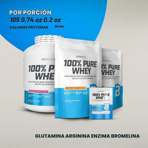 Vista 6 de Biotech USA 100% suero puro 80.07 oz Bourbon Vanilla
