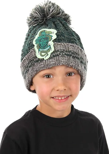 Vista 4 de elope Harry Potter House - Gorro de pompón jaspeado, Verde