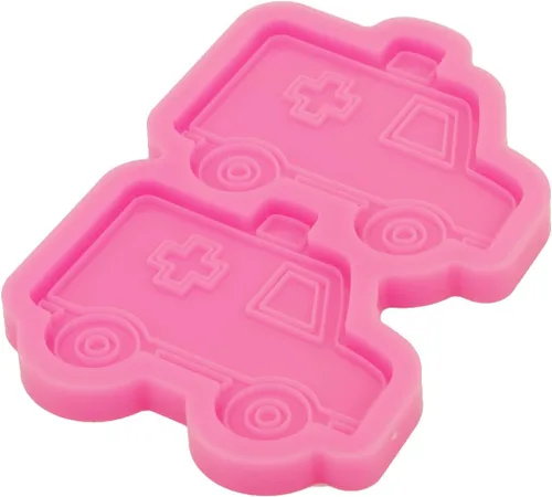 Vista 9 de Molde de agarre de teléfono de resina de silicona para ambulancia súper brillante, carrete de insignia, agarre para teléfono para fabricación