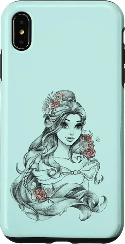 Vista 11 de iPhone 16 Disney Beauty & The Beast Floral Belle Sketch Case