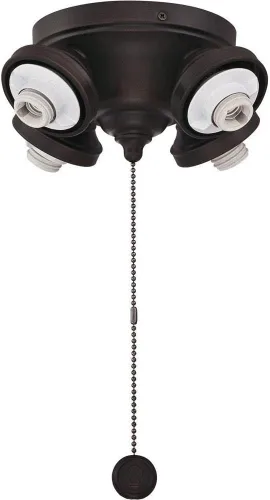 Vista 7 de Fanimation Fitters F8GR, 3.82x8.31x8.31, gris mate Gris-beige mate