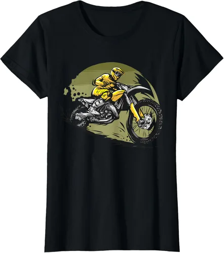 Vista 51 de Camiseta de motocross Supermotard Enduro, Negro, S