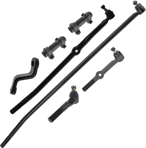 Vista 303 de TRQ Kit de dirección delantera con barra de acoplamiento de fuelle de piñón y cremallera compatible con Toyota Echo 2000-2005