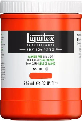 Vista 95 de Liquitex Pintura acrílica profesional de alto espesor, envase de 473 ml, tono carmesí alizarina permanente Alizarin Crimson Hue Permanente
