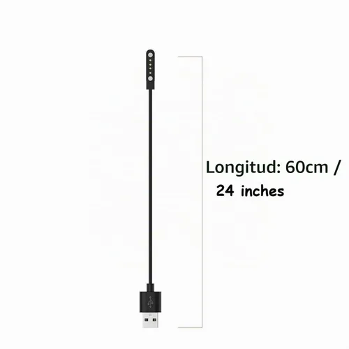Vista 4 de Cable de carga magnético de repuesto para auriculares de conducción ósea, cable de carga USB para auriculares de conducción ósea de interfaz de 4