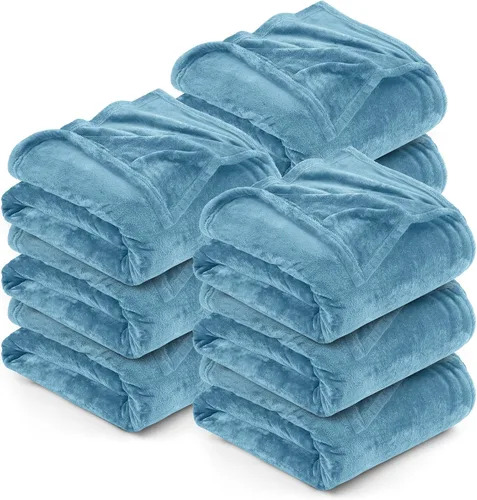 Vista 101 de Utopia Bedding - Manta de vellón de lujo, mullida, antiestática; manta de suave microfibra de 8.8 oz/yd² (300 g/m²) para sofá y cama; tamaño Gris