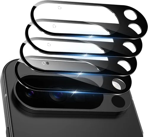 Vista 17 de Paquete de 4 protectores de lente de cámara compatibles con Samsung Galaxy Decoración de la cubierta de lente de cámara de vidrio templado 9H