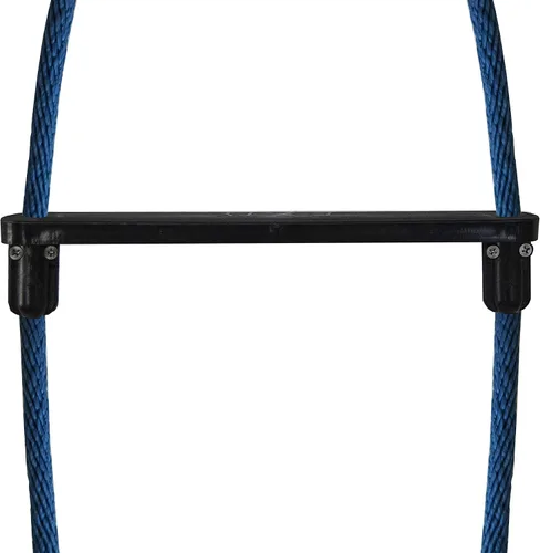 Vista 3 de E-Z-TY Escalera de cuerda reutilizable de 3 peldaños (negro)
