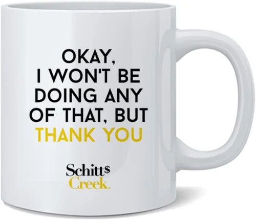 Vista 7 de Poster Foundry Cafe Tropical Schitts Creek - Taza de café para restaurante (12 onzas)
