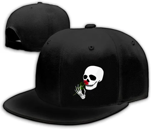 Vista 16 de Gorra de béisbol ajustable para hombre, gorra de béisbol ajustable negra con diseño de bandera estadounidense, gorra de calavera pirata