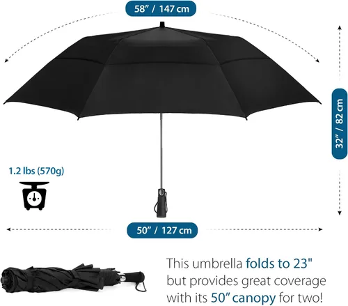 Vista 3 de EEZ-Y Folding Golf Umbrella