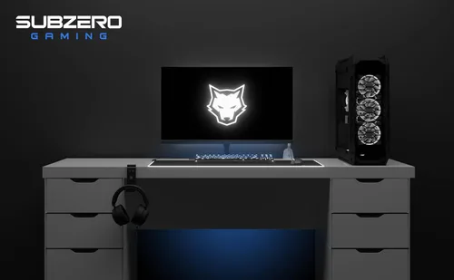 Vista 6 de Tapete para mouse SubZERO Gaming TYKA con bordes cosidos (negro), Negro