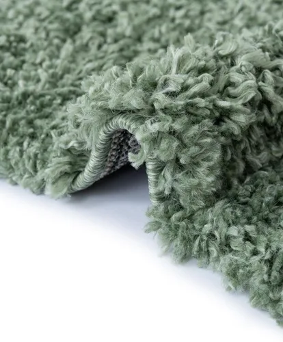 Vista 456 de Unique Loom Colección Davos Shag - Alfombra Lino