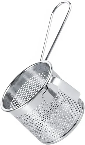 Vista 3 de Luxshiny Colador de separación para olla caliente, 6.49 x 3.14 x 2.75 pulgadas, cuchara coladora de malla colgante para cocinar fideos en olla