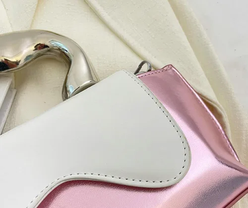 Vista 8 de Bolso pequeño de color plateado, bolsos cruzados, bolsos de noche Y2K, bolso de mano para mujer, bolsos de hombro, bolsa de mano para mujer 2023
