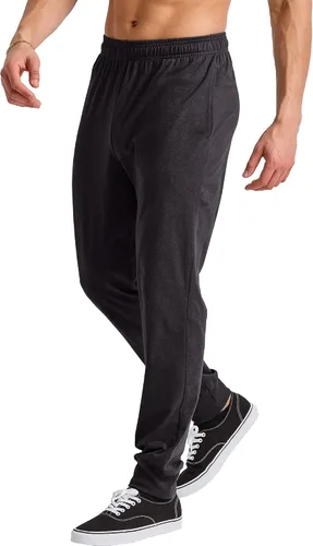 Vista 3 de Hanes Originals - Pantalones deportivos con bolsillos, camiseta de triple mezcla para hombre