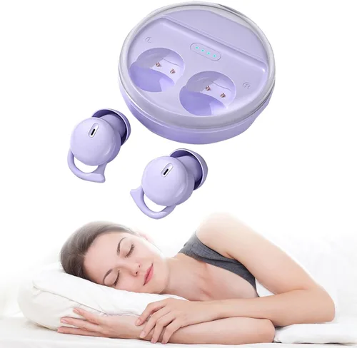 Vista 9 de Auriculares inalámbricos para dormir pequeños con Bluetooth pequeños para dormir de lado, auriculares Bluetooth para dormir de lado