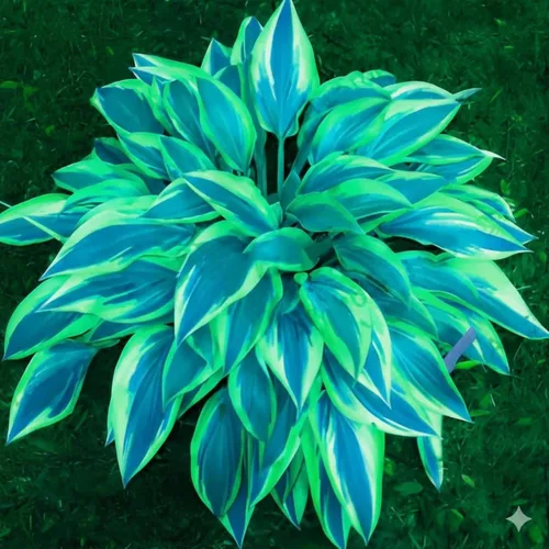 Vista 5 de Más de 350 semillas de Hosta de forma de corazón Hosta raíces desnudas - Foliaje rico, hojas en forma de corazón, hostas exóticas tolerantes a