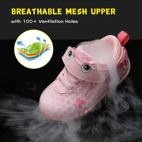 Vista 3 de JIASUQI Zapatos deportivos transpirables para bebés y niñas de 0 a 18 meses