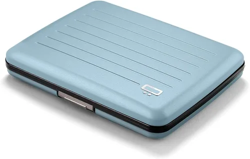 Vista 25 de Cartera de aluminio, gran capacidad, protección RFID. Modelo: OSLO LARGE Aluminio negro