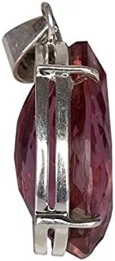 Vista 4 de GEMHUB Piedra preciosa para collar 24.00-143.50 quilates. Alejandrita Aguamarina Topacio Citrino Gemas Sterling Silver Pendant Jewelry MujerNiña