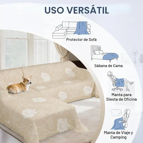 Vista 5 de fundas de sofá seccional para sofá seccional 100% impermeable en forma de L, manta protectora para mascotas, 2 piezas, lavable, de felpilla