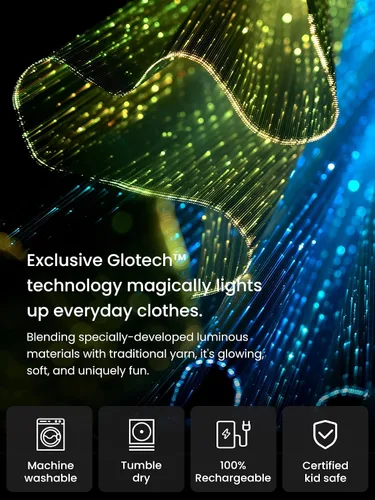 Vista 5 de PATPAT Go-Glow - Disfraces iluminados para niñas, vestido de unicornio, vestido de princesa TuTu, traje de fiesta de cumpleaños de 3 a 8 años
