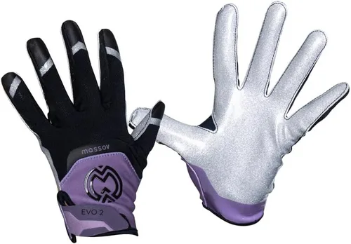 Vista 11 de EVO2 Youth Football Gloves – Sticky Grip ProTac Palms, Lightweight Breathable Mesh Fit, SFIA – Kids Football Gloves