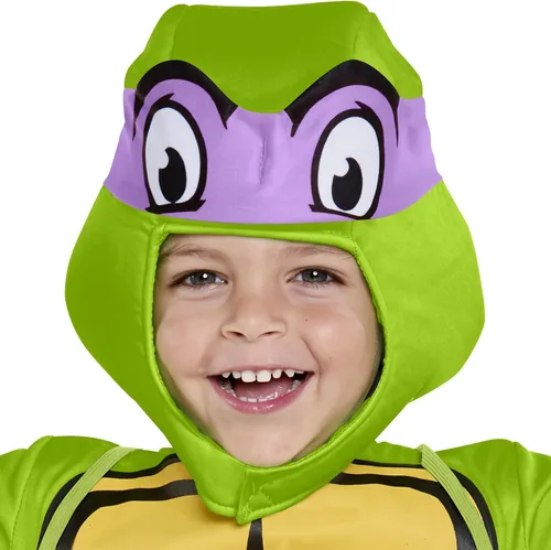 Vista 3 de InSpirit Designs Disfraz de Donatello de Tortugas Ninja Mutantes Adolescentes para Niños, Multicolor