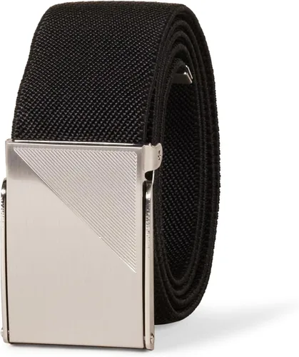 Vista 5 de Amazon Essentials Men's Sport Web Golf Belt, Tactical Plaque Buckle