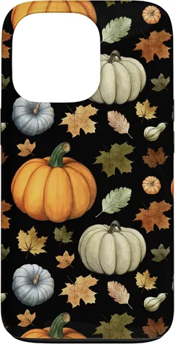 Vista 10 de iPhone 16 Falling Leaves Autumn and Pumpkin Happy Fall Case