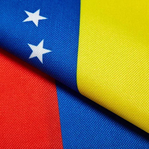 Vista 3 de Bandera venezolana de jardín venezolana para decoración de interiores y exteriores, para patio exterior, 12 x 18 pulgadas, doble cara, celebración