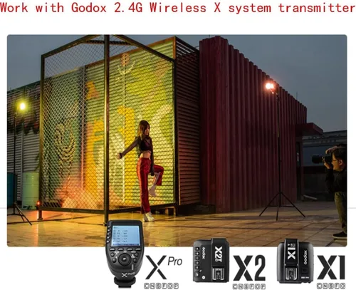 Vista 6 de Godox V1 V1-C V1C TTL - Flash de cámara de cabeza redonda para Canon Flash
