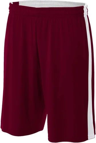 Vista 10 de A4 Pantalón corto reversible para hombre con gestión de la humedad de 10" Negro