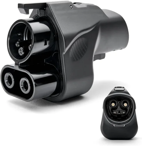 Vista 10 de LENZ Adaptador J1772 a NACS para Tesla y NACS EVs, 80A, UL 2251