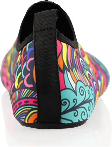 Vista 5 de Valennia Zapatos de agua descalzos de secado rápido, calcetines de yoga para playa, natación, surf, ejercicio para mujeres y hombres