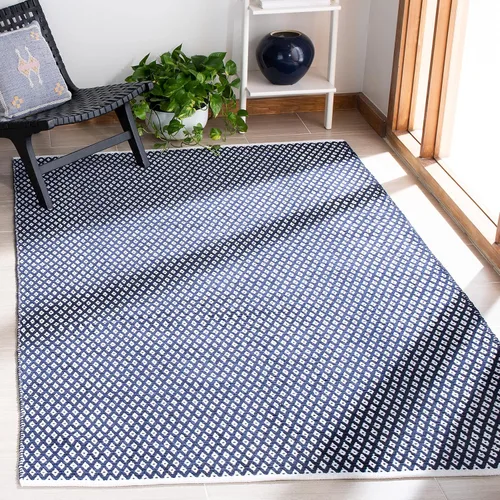 Vista 11 de Safavieh Boston - Colección BOS685A - alfombra de área de algodón, hecha a mano, color café, Algodón, Anaranjado