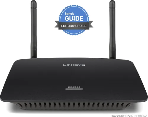 Vista 2 de Linksys Extensor de alcance Wi-Fi AC1200 MAX (RE6500-FFP)
