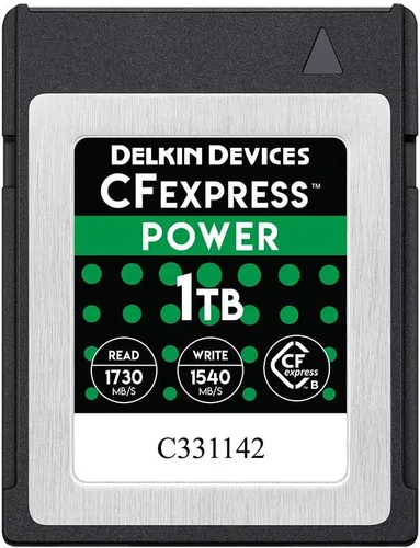 Vista 3 de Delkin Devices Tarjeta de memoria de 128 GB Power CFexpress tipo B (DCFX1-128)