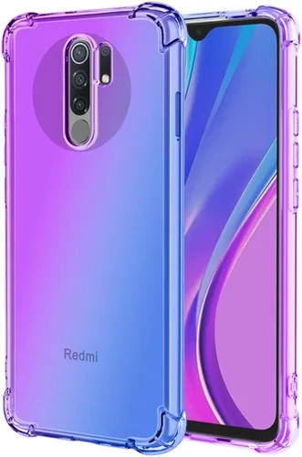 Vista 8 de Para Redmi 9 M2004J19C Caso, Claro Lindo Gradiente Teléfono Caso Delgado Anti Scratch Flexible TPU Cubierta Protectora a Prueba de Golpes