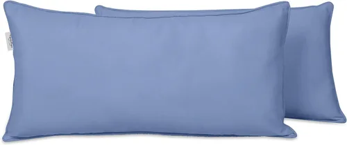 Vista 24 de Funda de almohada lumbar de tela de poliéster para interiores y exteriores, impermeable, rectangular, para todo tipo de clima, para muebles