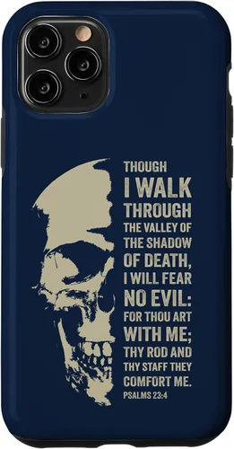 Vista 29 de Psalms 23:4 Though I Walk Through The Valley - Funda bíblica cristiana para iPhone 16