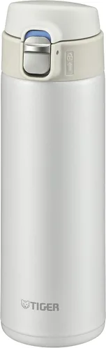 Vista 3 de Tiger Termo - Botella de agua TIGER, 12.2 fl oz (12.2 fl oz), Sahara One Touch, ligera, MMJ-A362KJ, negro