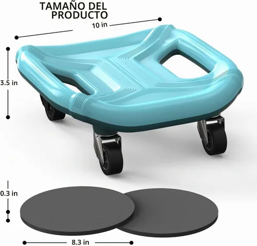 Vista 7 de PROIRON Rodillo abdominal con rodilleras para entrenamiento abdominal, rueda multifuncional para entrenamiento abdominal, rodillo abdominal