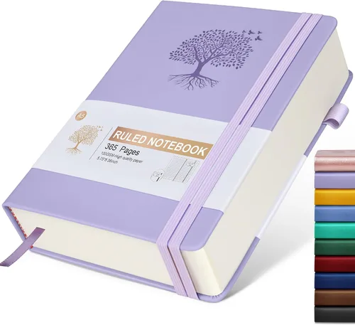 Vista 30 de Ansopu Cuaderno de puntos, 360 páginas numeradas, cuadrícula de puntos, de 8.5 x 11 pulgadas, papel de punto de 3.53 oz/m², tapa dura gruesa