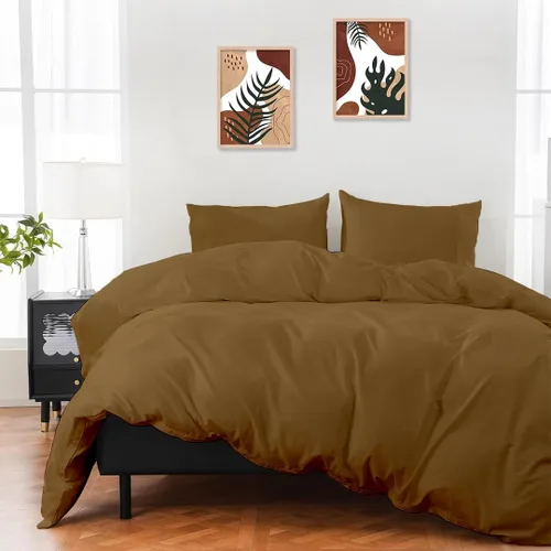 Vista 18 de ARlinen Funda de almohada tamaño Queen estándar, fundas de almohada de algodón sólido burdeos de 20 x 30 pulgadas